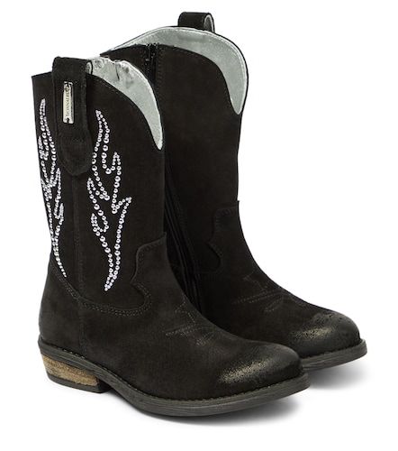 Monnalisa Bottines santiags en cuir - Monnalisa - Modalova