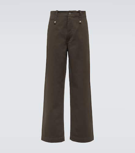 Pantalon droit en sergé de coton - Burberry - Modalova