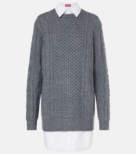 Robe Aldrin en laine mélangée - Staud - Modalova