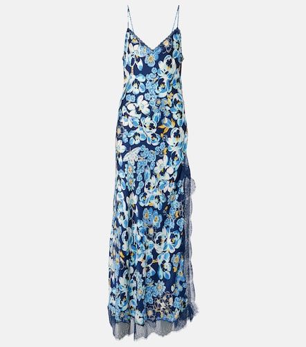 Robe nuisette à finitions en dentelle florale - Poupette St Barth - Modalova