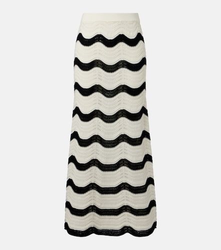 Jupe midi en crochet de coton - La DoubleJ - Modalova