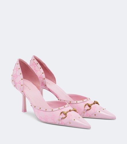 Escarpins Savoy Horsebit en toile GG - Gucci - Modalova