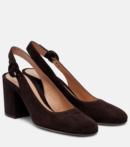 Escarpins slingback en daim - Gianvito Rossi - Modalova