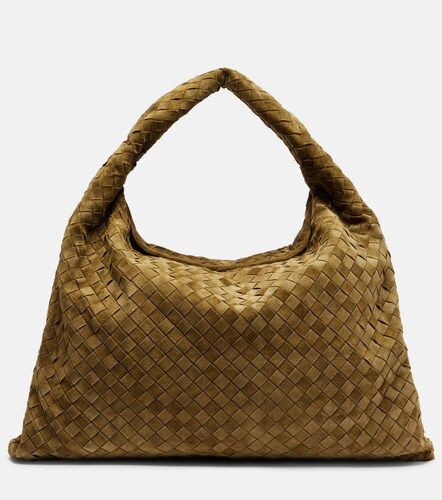 Sac Hop Large en daim Intrecciato - Bottega Veneta - Modalova