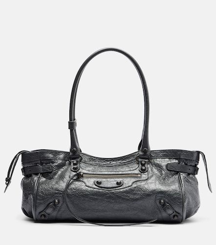 Sac Le City East-West en cuir - Balenciaga - Modalova