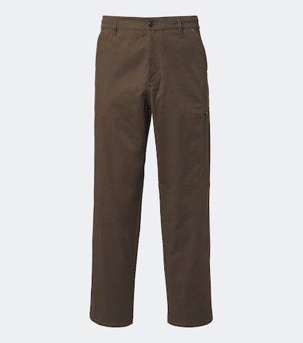 Pantalon droit en coton mélangé - Moncler - Modalova