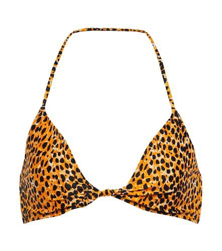 Haut de bikini à motif léopard - Ganni - Modalova