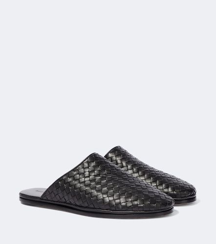 Slippers en cuir Intrecciato - Bottega Veneta - Modalova