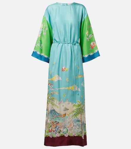 Alémais Robe longue Daria imprimée en soie - Alemais - Modalova