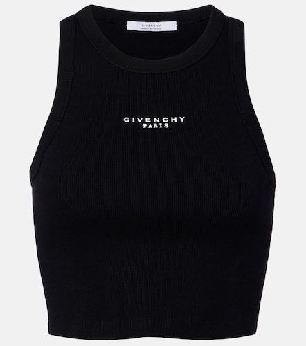 Givenchy Top court en coton à logo - Givenchy - Modalova