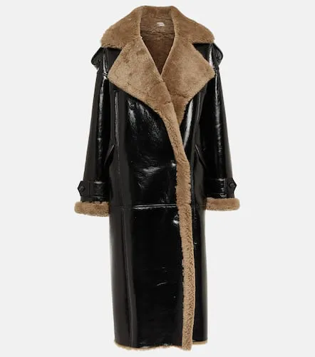 Manteau Jordan en cuir et shearling - The Mannei - Modalova