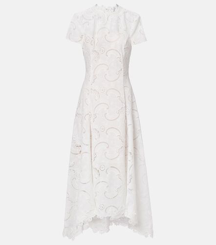 Robe midi en dentelle guipure - Oscar de la Renta - Modalova