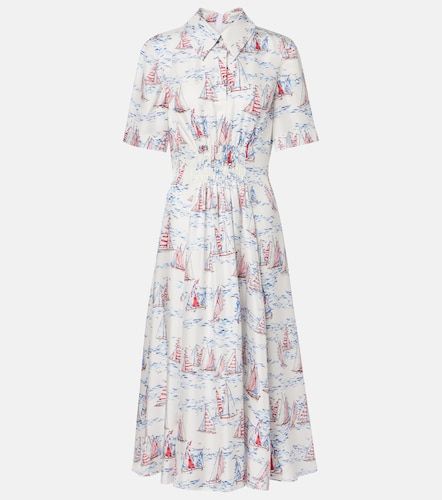 Robe midi Khloe en laine imprimée - Emilia Wickstead - Modalova
