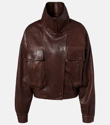 Saint Laurent Veste bomber en cuir - Saint Laurent - Modalova