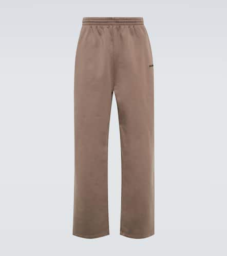 Pantalon de survêtement en molleton de coton - Balenciaga - Modalova