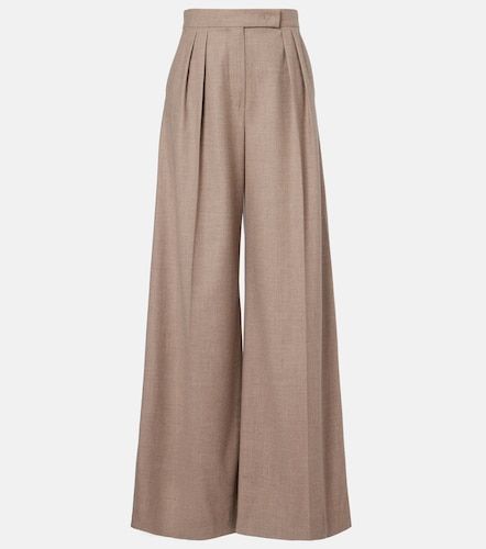 Pantalon ample en cachemire mélangé - Max Mara - Modalova