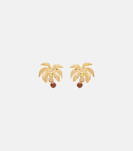 Boucles d'oreilles Palm Tree à ornements - Oscar de la Renta - Modalova