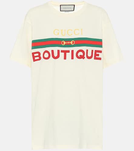 T-shirt à logo en coton - Gucci - Modalova