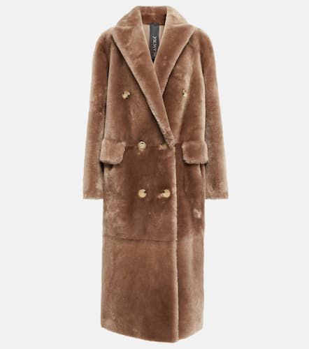 Manteau réversible en cuir et shearling - Blancha - Modalova