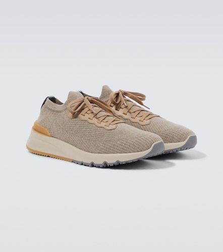 Sneakers en maille - Brunello Cucinelli - Modalova