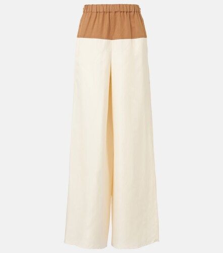 Pantalon ample Gestro en lin et soie - Max Mara - Modalova