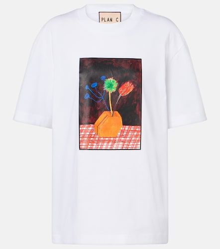 Plan C T-shirt imprimé en coton - Plan C - Modalova