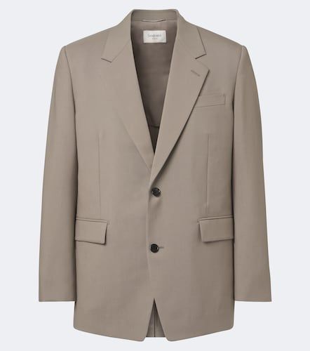 Blazer en laine et mohair - Saint Laurent - Modalova