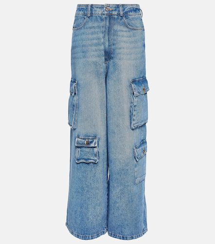 Pantalon cargo Hailey à taille haute en jean - The Frankie Shop - Modalova