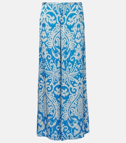 Pantalon ample Clea taille haute à imprimé - Poupette St Barth - Modalova