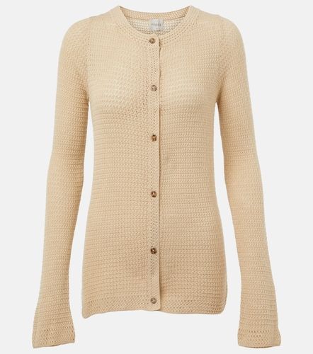 Cardigan Lennon en crochet de coton mélangé - Posse - Modalova