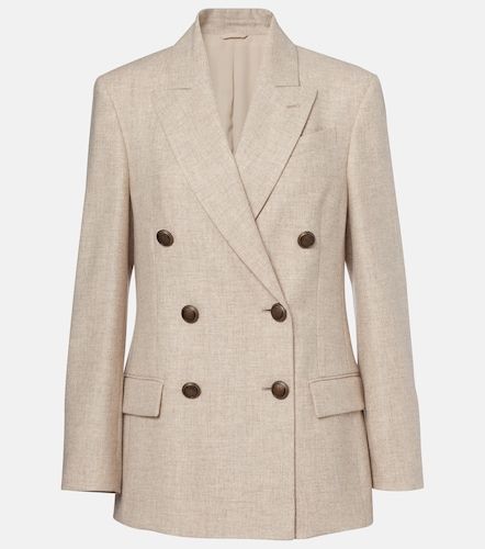 Blazer en laine et cachemire - Brunello Cucinelli - Modalova