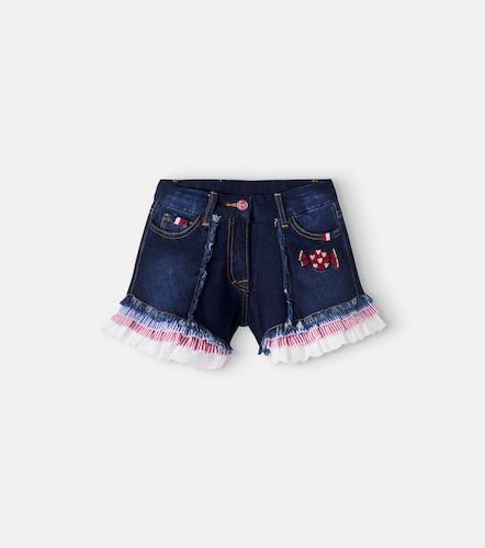 Short en jean à ornements - Monnalisa - Modalova