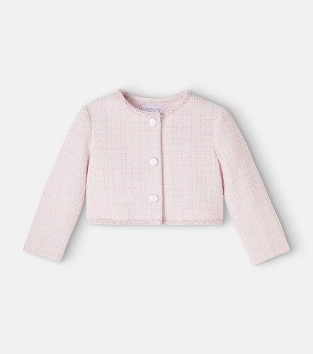 Veste courte en tweed mélangé - Monnalisa - Modalova