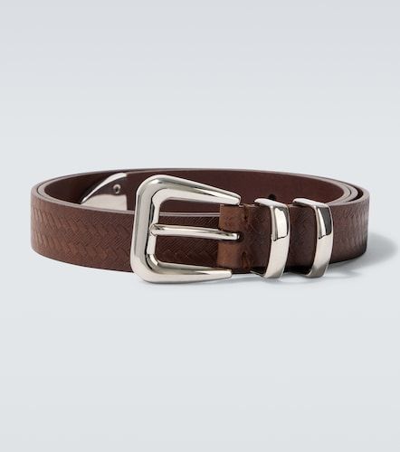 Ceinture en cuir embossé - Brunello Cucinelli - Modalova