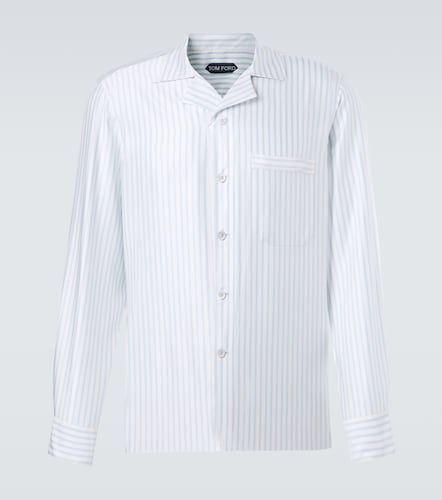 Tom Ford Chemise rayée en soie - Tom Ford - Modalova
