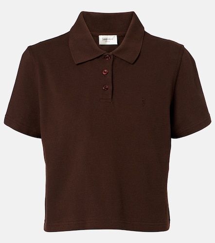 Polo Cassandre en coton - Saint Laurent - Modalova