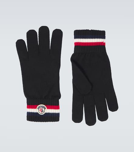 Moncler Gants Tricolor en laine - Moncler - Modalova