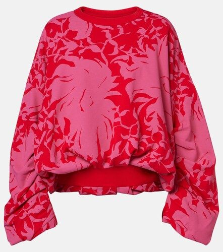 Sweat-shirt en jersey de coton imprimé - Dries Van Noten - Modalova