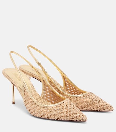 Escarpins slingback Lidia à finitions en cuir - Paris Texas - Modalova