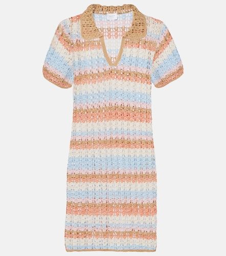 Robe polo en coton à rayures - Anna Kosturova - Modalova