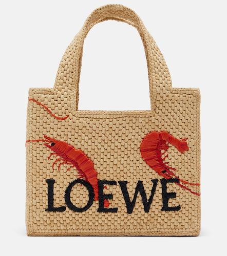 Sac à main Paula's Ibiza Font Mini en raphia - Loewe - Modalova