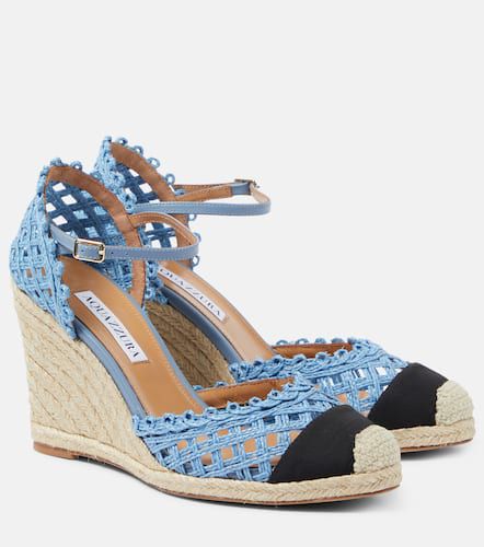 Espadrilles compensées Sunburst 120 - Aquazzura - Modalova