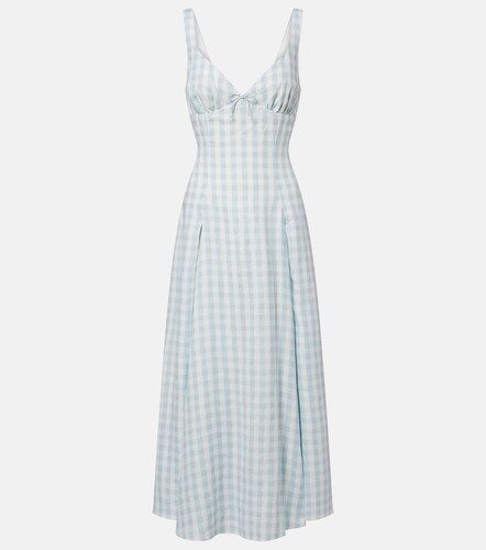 Robe midi Adalee à carreaux vichy - Faithfull - Modalova