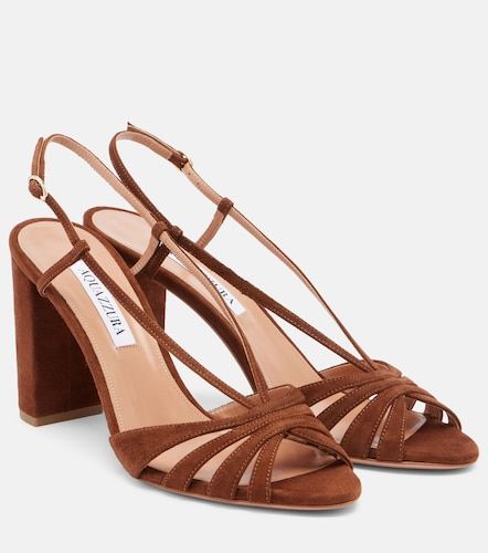 Sandales Aimée 85 en daim - Aquazzura - Modalova