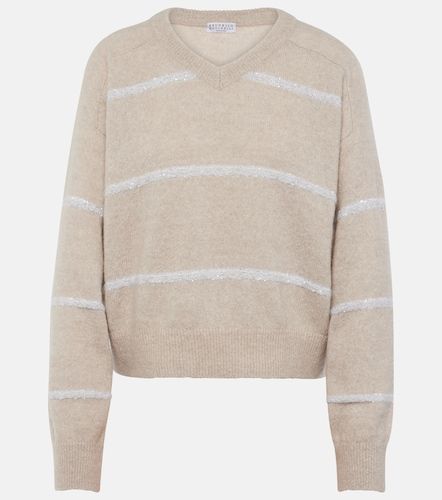 Brunello Cucinelli Pull à col en V - Brunello Cucinelli - Modalova