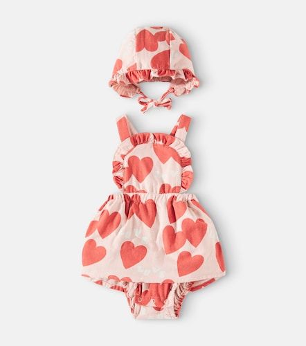 Bébé – Set robe et bonnet Love Frill en coton - Jellymallow - Modalova