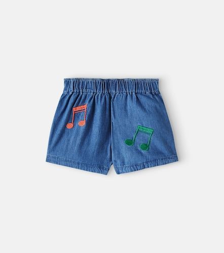Short Note en denim à broderie - Mini Rodini - Modalova