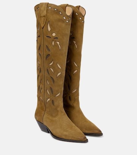 Bottes santiags Denvee en daim - Isabel Marant - Modalova