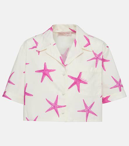 Chemise Starfish raccourcie en coton - Valentino - Modalova