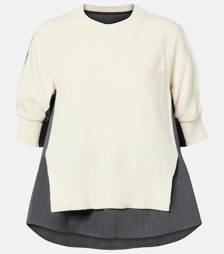 Sacai Pull rayé en laine - Sacai - Modalova
